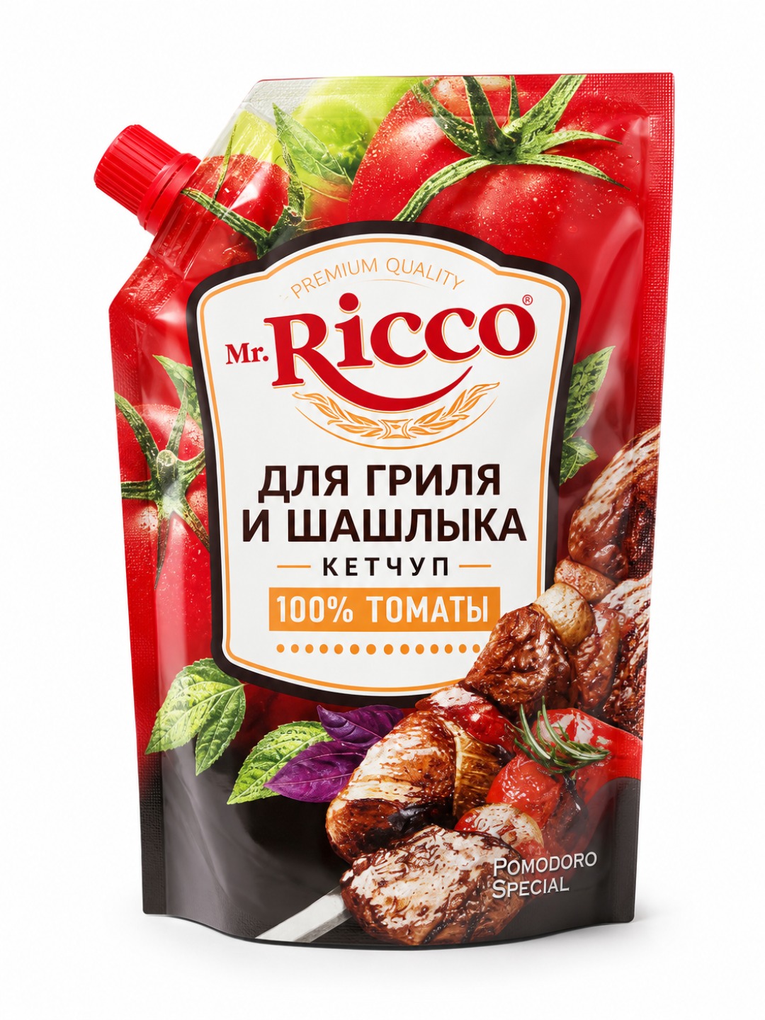 Кетчуп Mr.Ricco томатный 300 г, натуральный соус для мяса, гриля и шашлыка, 8 вкусов