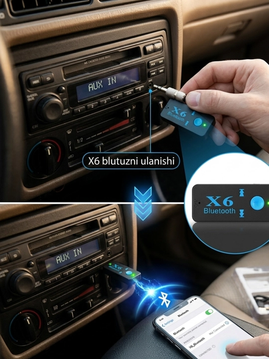 Bluetooth Wireless Receiver – беспроводной аудиоприёмник для автомобиля - 