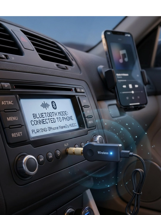 Bluetooth Wireless Receiver – беспроводной аудиоприёмник для автомобиля - 