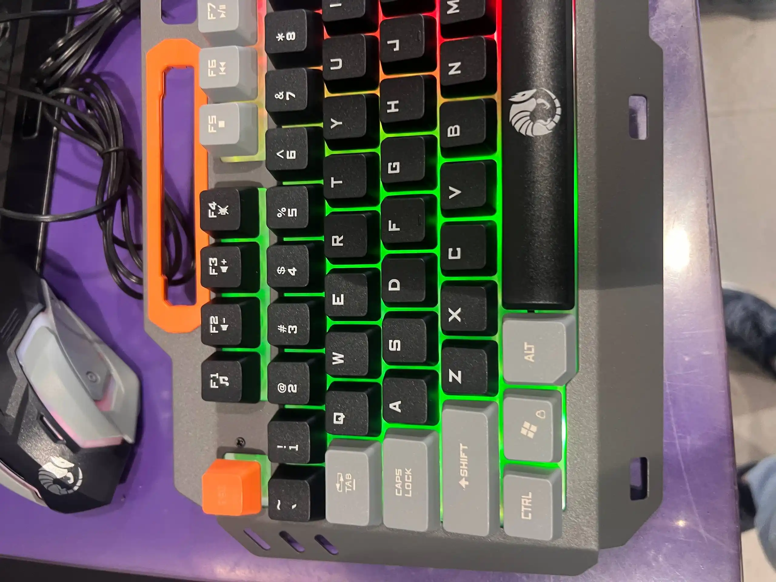 RAIKU T16 RGB Light Игровой комплект Клавиатура + Мышь USB