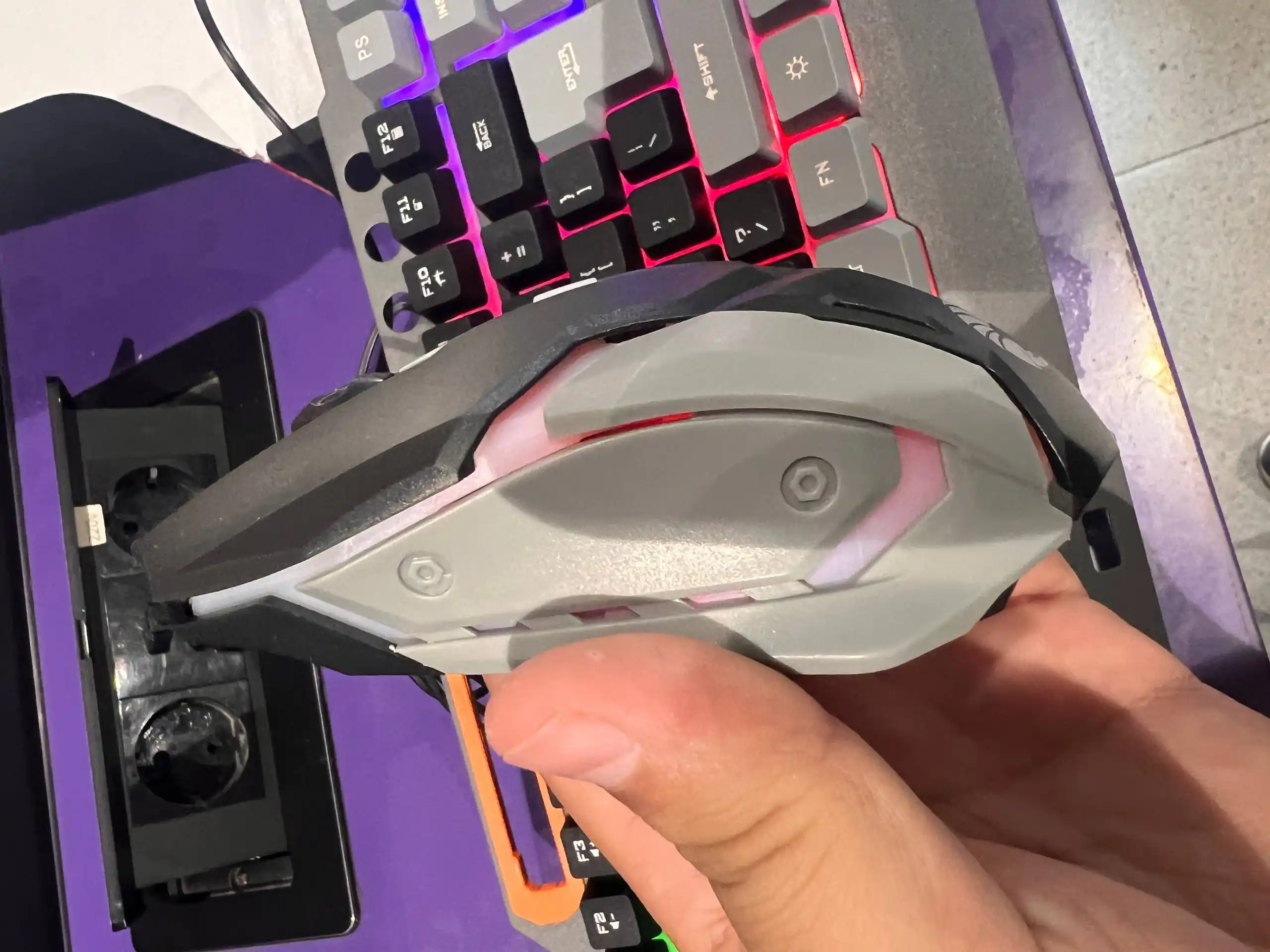RAIKU T16 RGB Light Игровой комплект Клавиатура + Мышь USB