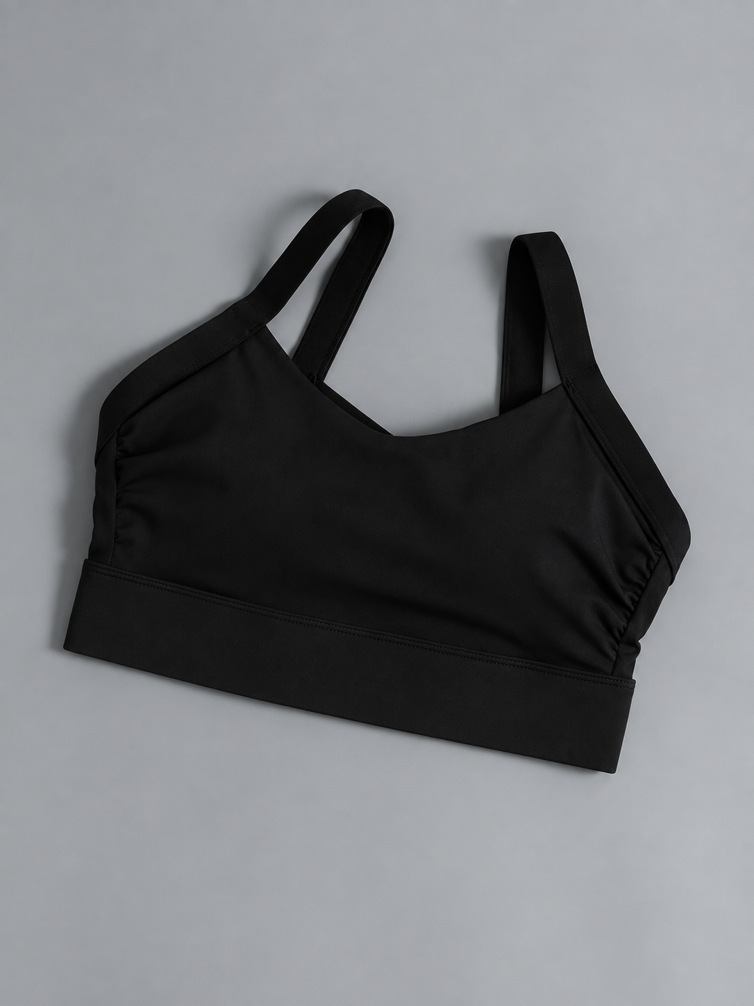 Ayollar uchun stakanli sport topi fitnes, mashg‘ulot va yoga uchun