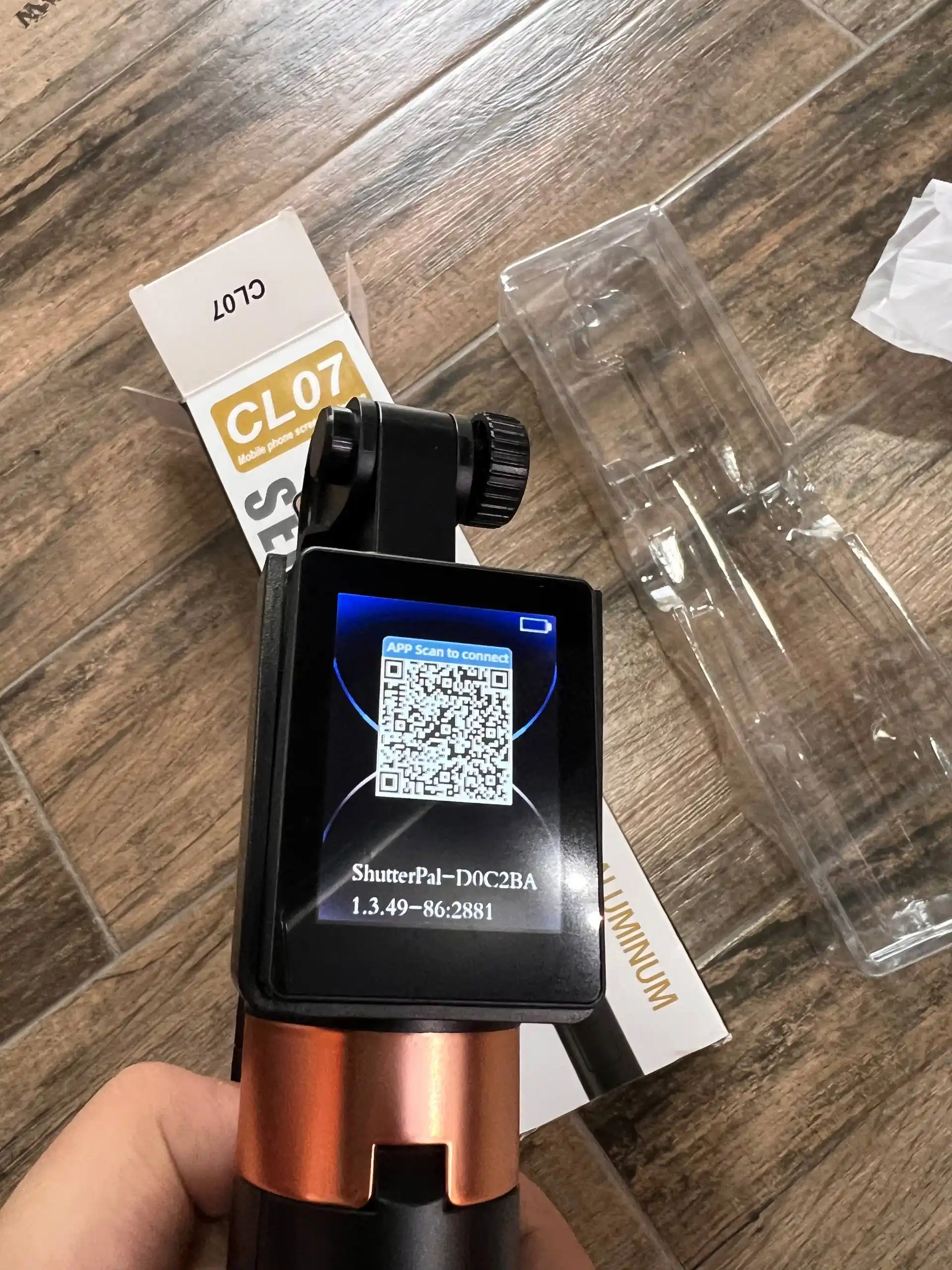 CL07 Smart Selfie Stick штатив-монопод с Bluetooth-пультом, подставка для телефона