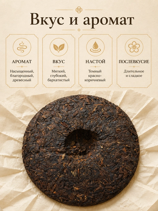Китайский прессованный чай, Пуэр Лаобаньчжан, 357 г