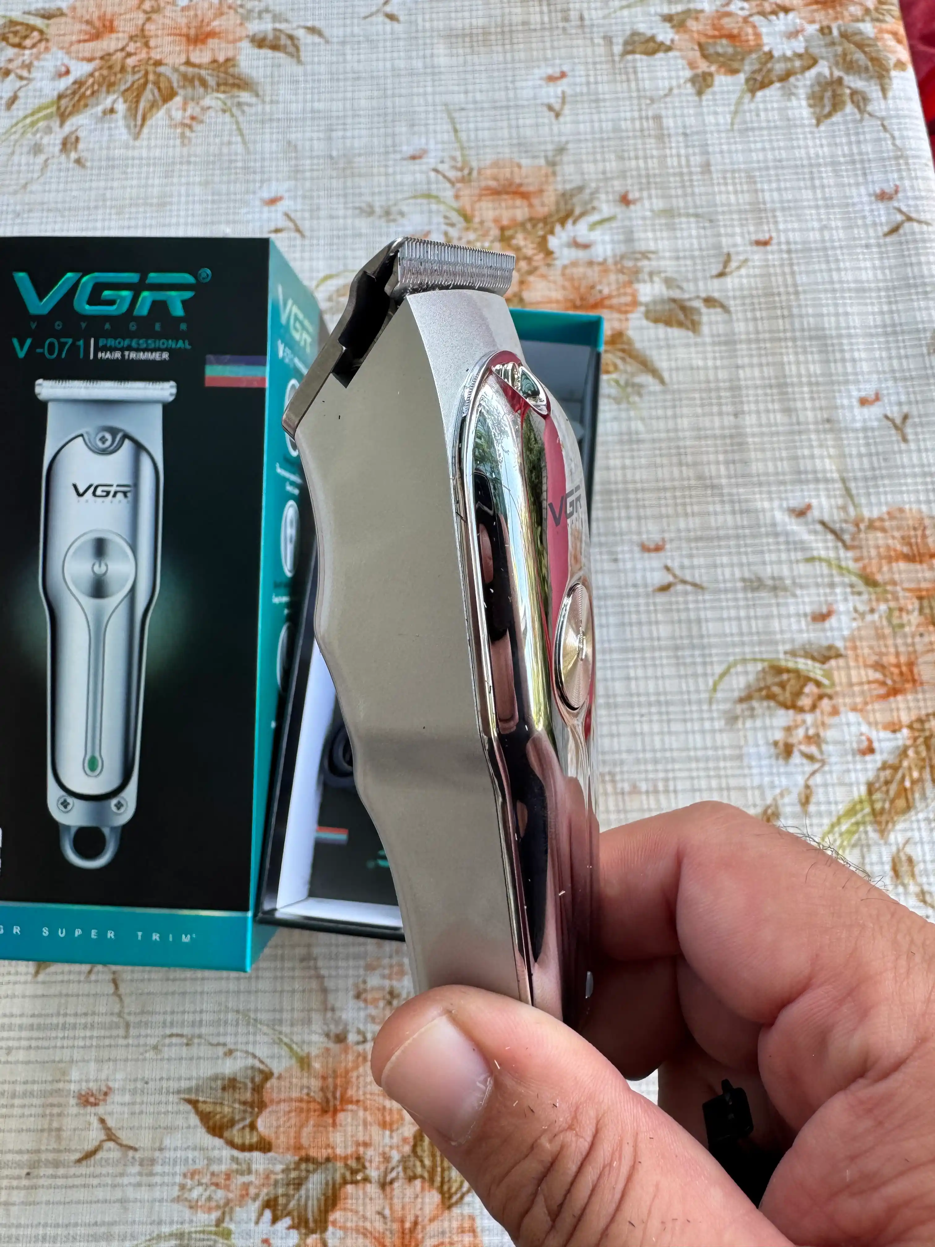 Машинка для стрижки волос VGR V-071, VGR V-290, триммер для бритья бороды, бритва