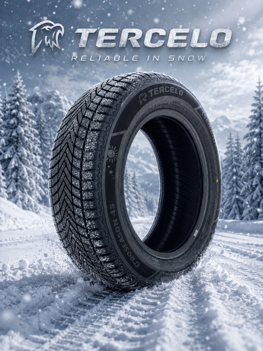 TERCELO CROSEASON 4S avtomobil shinasi .Har qanday ob-havoda ishonchli ilashish.All Season