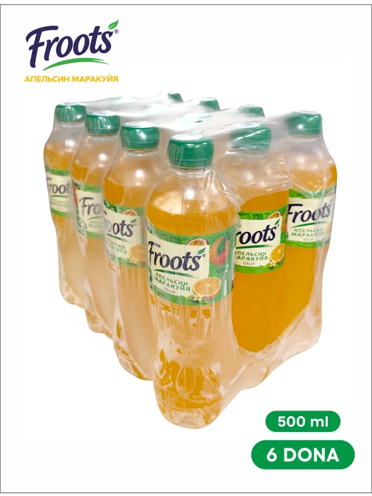 FROOTS gazlangan ichimligi  Apelsin–Marakuya