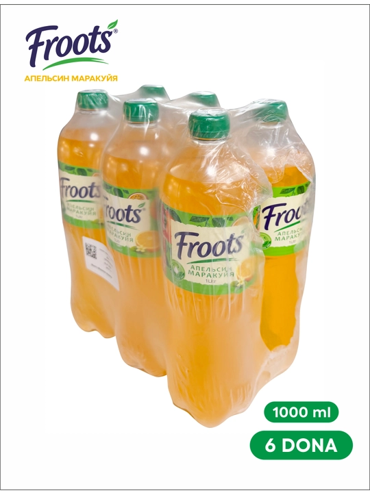 Газированый Напиток FROOTS Апельсин-Маракуйя - 