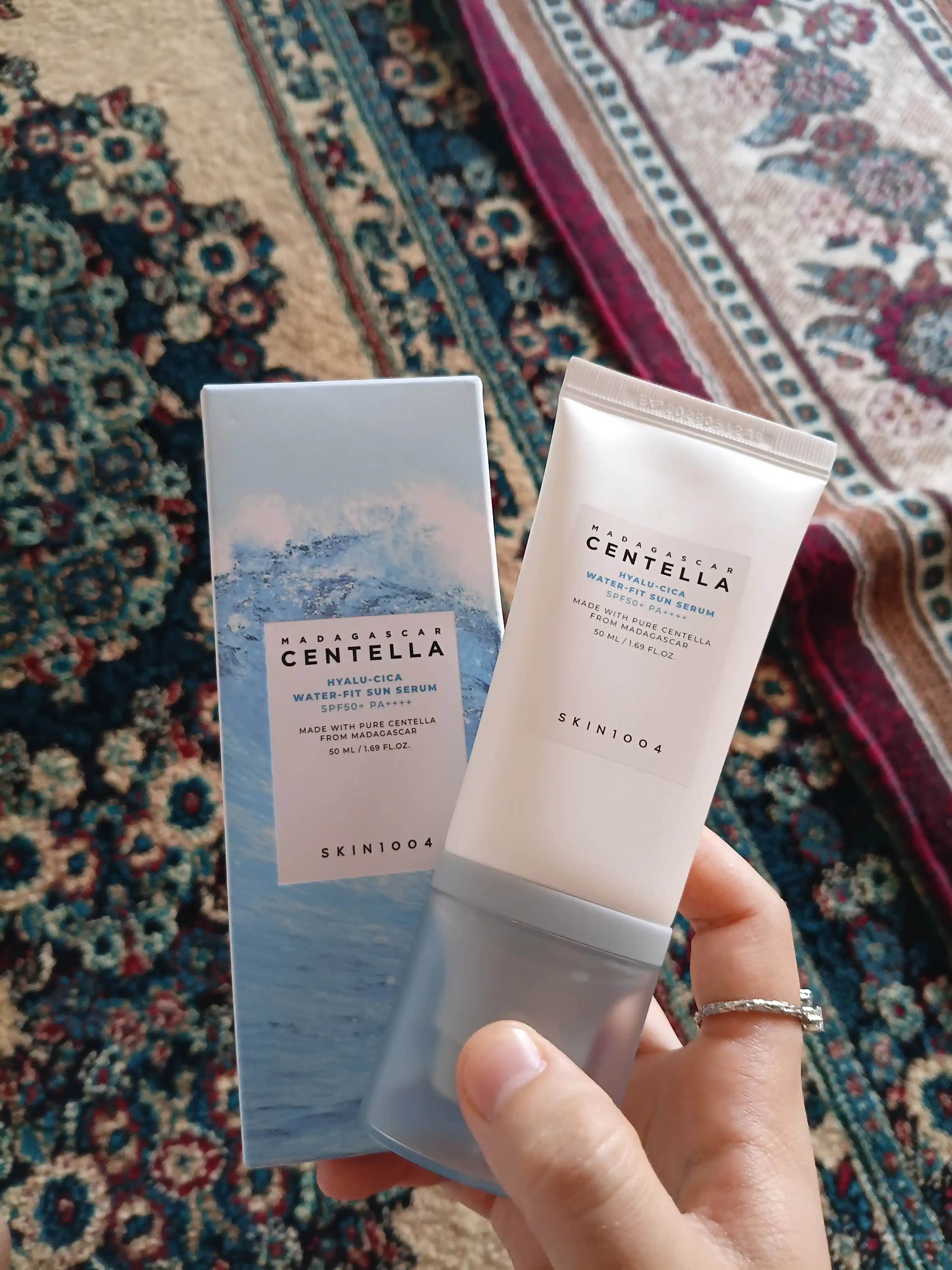 Quyoshdan krem SKIN1004 Madagascar Centella Hyalu-Cica Water-Fit SPF50/PA++++, 50 ml
