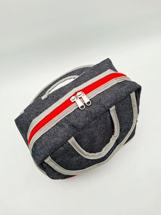 UNIMAX Termossumka, lunchbox uchun sumka, issiq va sovuq ovqatga, 24×19×15 sm, kulrang