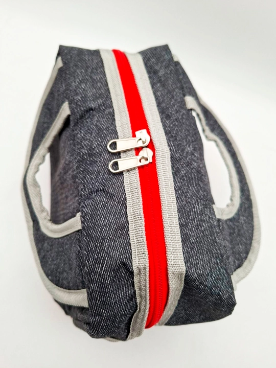 UNIMAX Termossumka, lunchbox uchun sumka, issiq va sovuq ovqatga, 24×19×15 sm, kulrang
