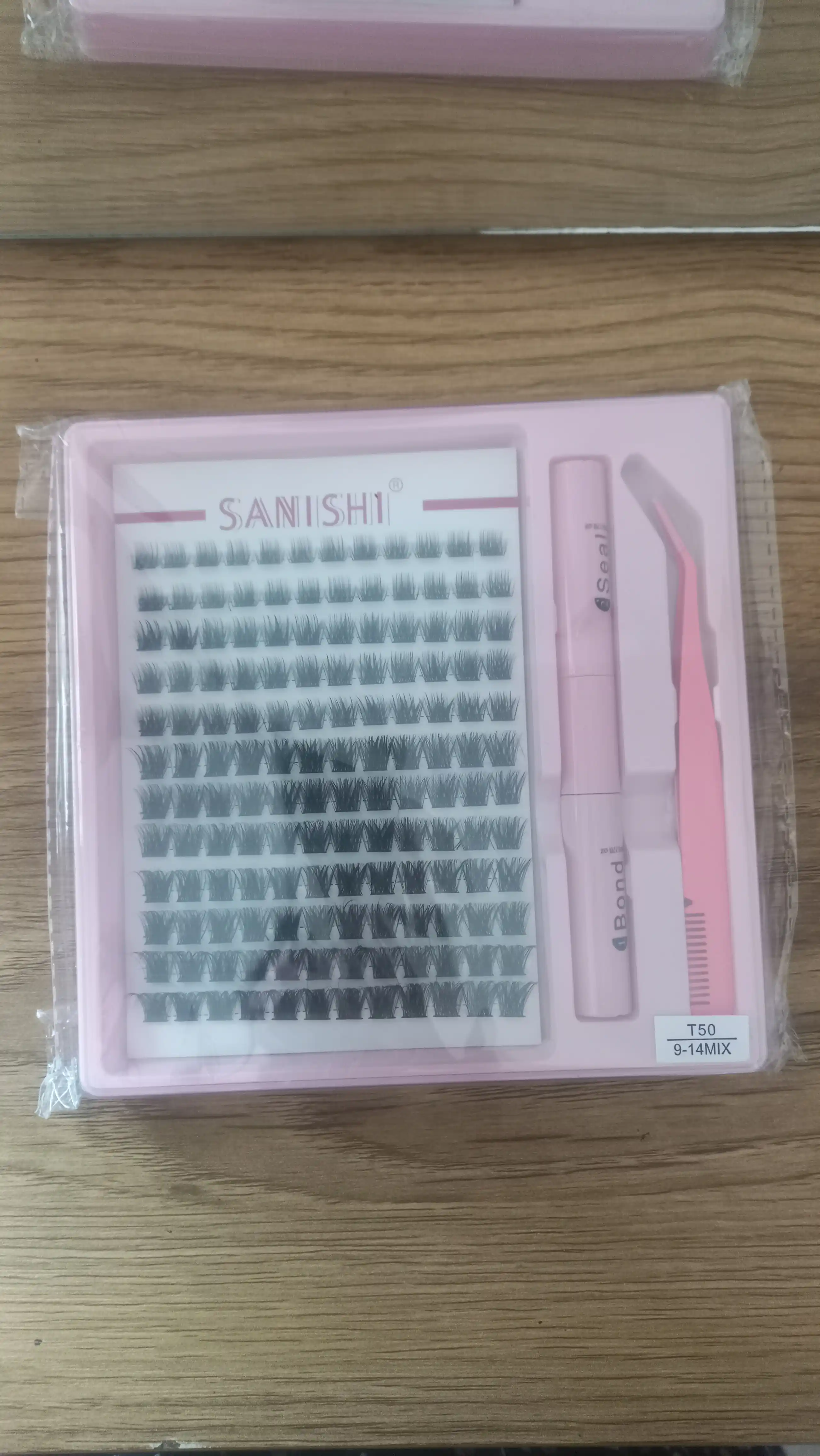 Накладные ресницы с 3D эффектом, индивидуальное наращивание ресниц, Sanishi