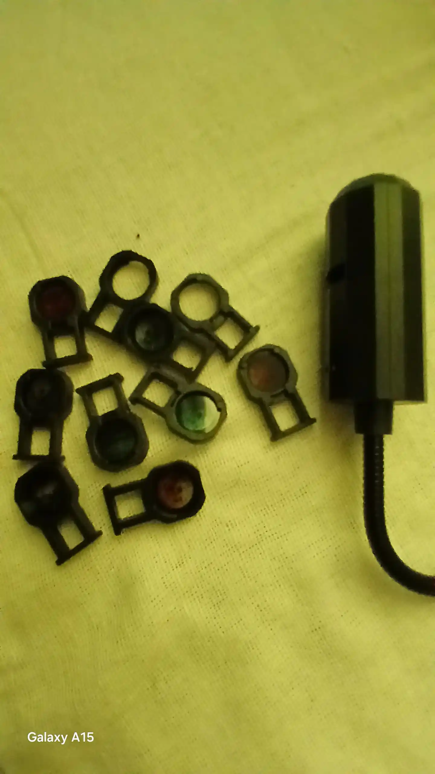 Rangli Oy proyektori USB, 10 ta yulduzli osmon tungi chirog‘i, yotoqxona