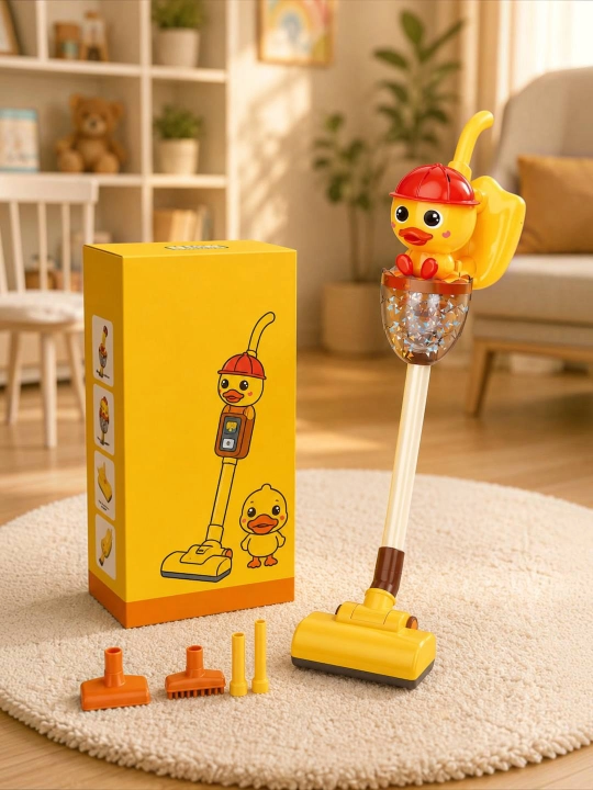 Bolalar uchun o‘yinchoq changyutgich to‘plami, Cleaning Kit, aksessuarlar bilan - 