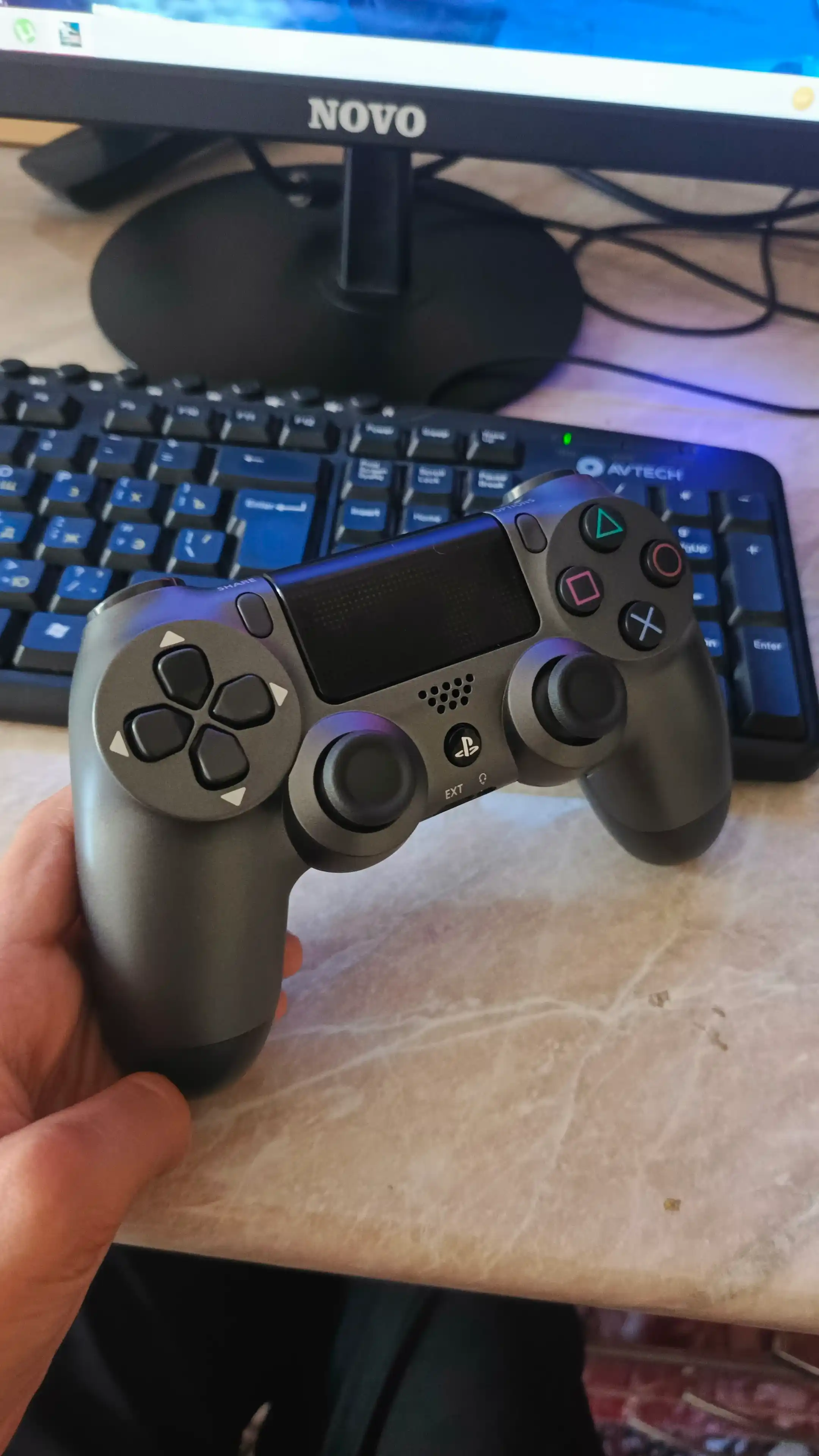 Simsiz geympad Dualshock 4, playstation 4 joystik, ps 4 joystik