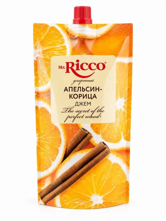 Mr.Ricco tabiiy rezavor va mevali desert djem assortimenti 300g