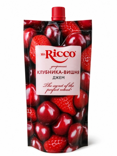 Mr.Ricco tabiiy rezavor va mevali desert djem assortimenti 300g
