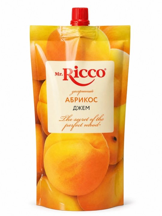 Mr.Ricco tabiiy rezavor va mevali desert djem assortimenti 300g