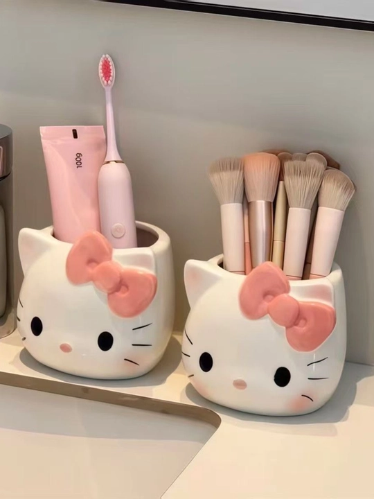 Органайзер Hello Kitty, настольный контейнер для хранения мелких предметов