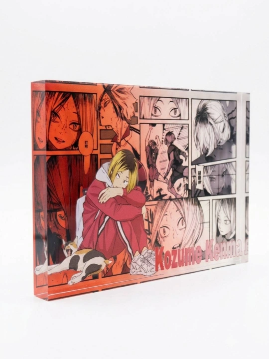Anime voleybol, akril haykalcha Kuroo Tetsuro, Shoyo Hinata, Kenma Kozume, Key Sukishima