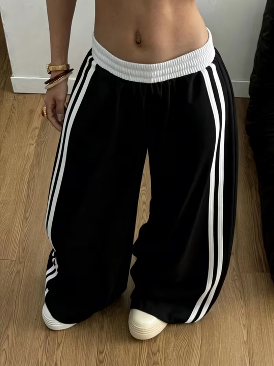 Ayollar va qizlar uchun keng sport shimlari, kundalik Baggy jogger 48/54