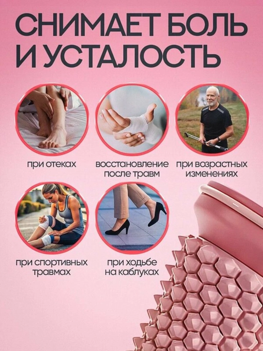 Massaj roligi 3D oyoq va tana uchun,  charchoqqa qarshi, akapunktur fitness  massaj roller