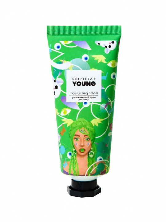 Yuz uchun krem Young SelfieLab, namlantiruvchi, 50 g