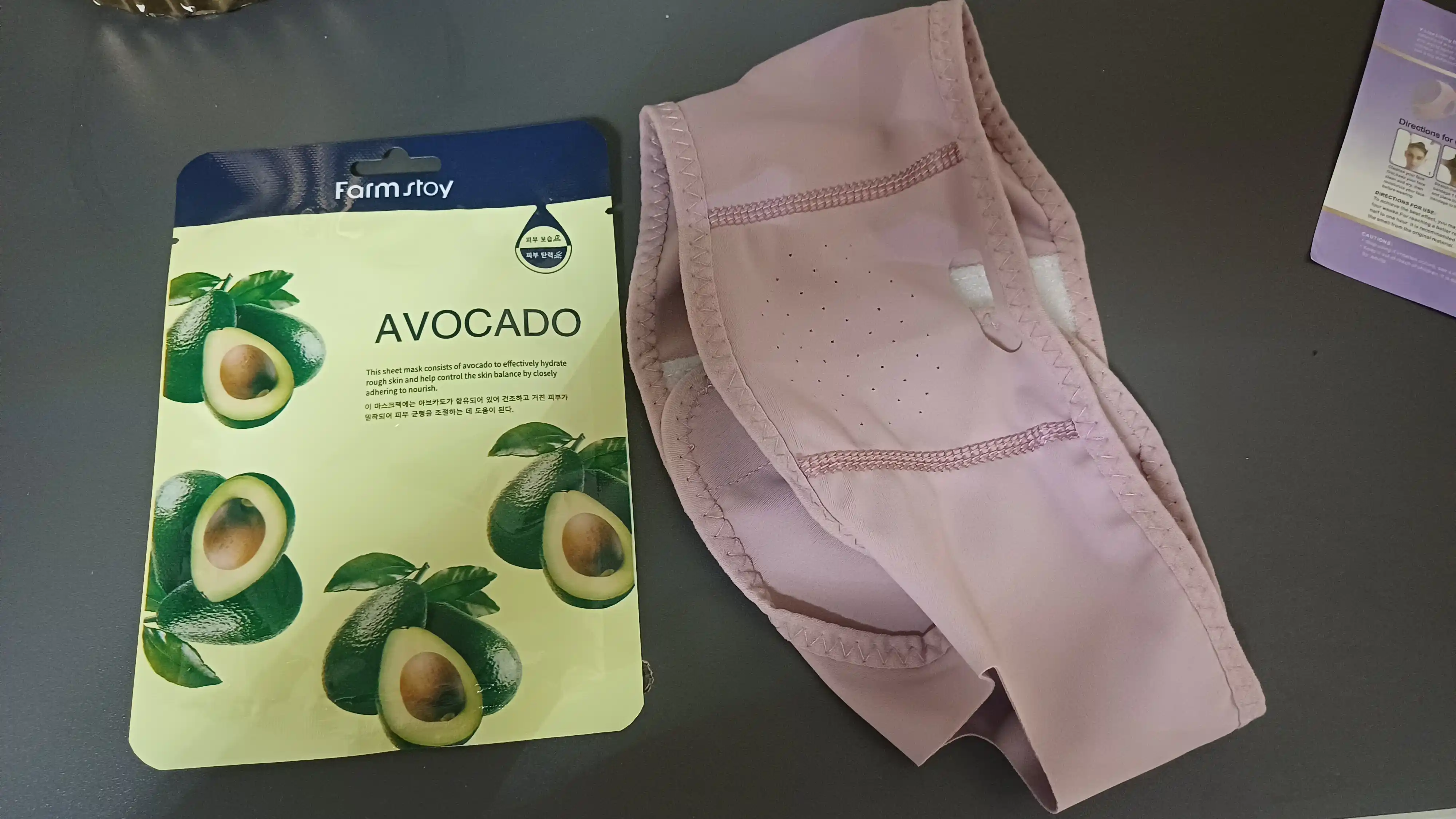 Bandaj maska yuz ovali uchun, lifting effektli yuz tortuvchi maska, V line bandaj