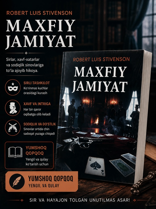 Maxfiy jamiyat, Robert Luis Stivenson - 