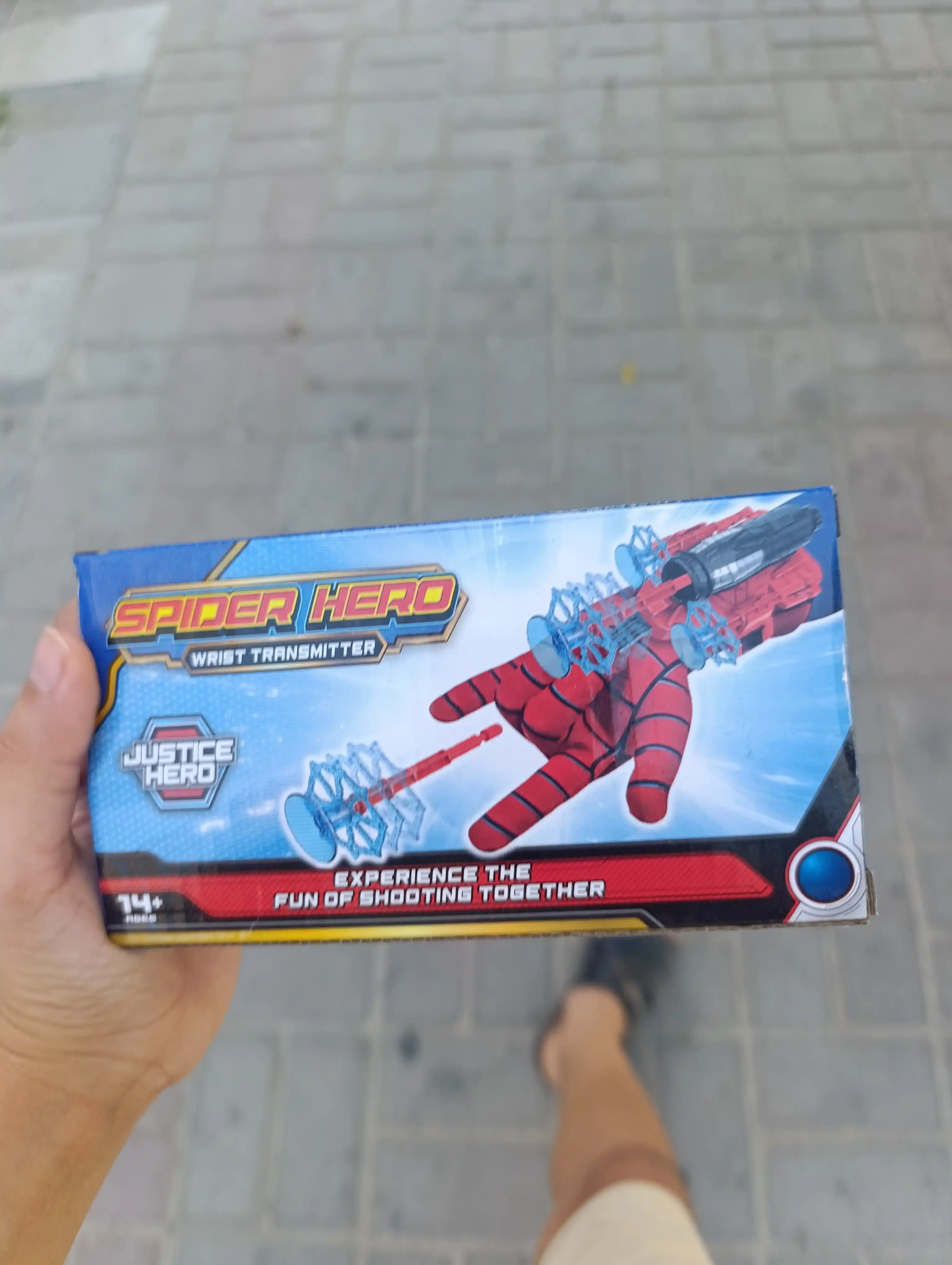 O'rgimchak odam blasteri o'q otuvchi qo'lqop - bolalar uchun Spider Man o'yinchog'i