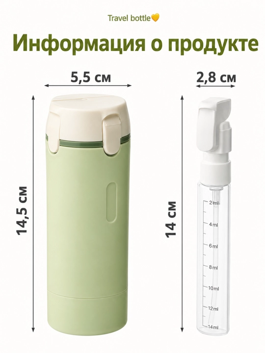 Ko‘p marta ishlatiladigan sayohat butilkalar