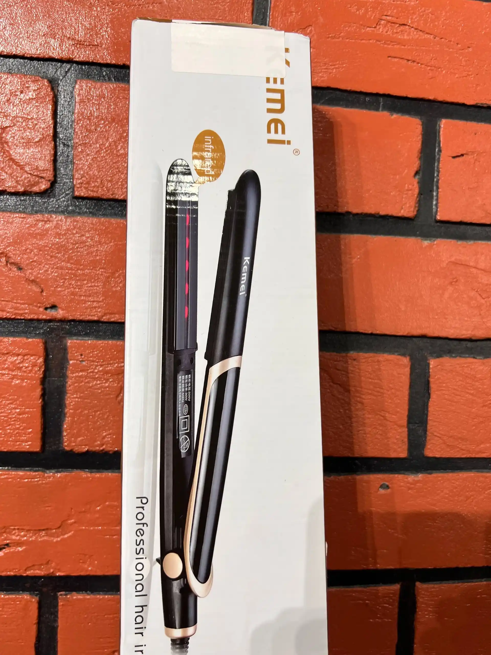 Kemei KM-2219 профессиональный выпрямитель для волос, быстронагревающийся утюжок для волос