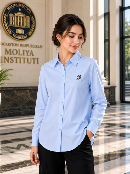 Ayollar ko'ylagi, klassik,uzun engli, pahtali, asosiy model - 