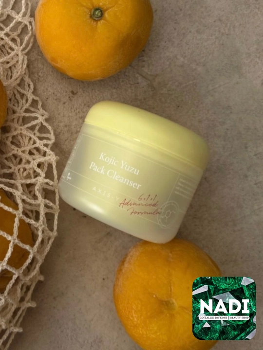 Пенка-маска для умывания лица Axis-Y KOJIC YUZU PACK CLEANSING, 60 г