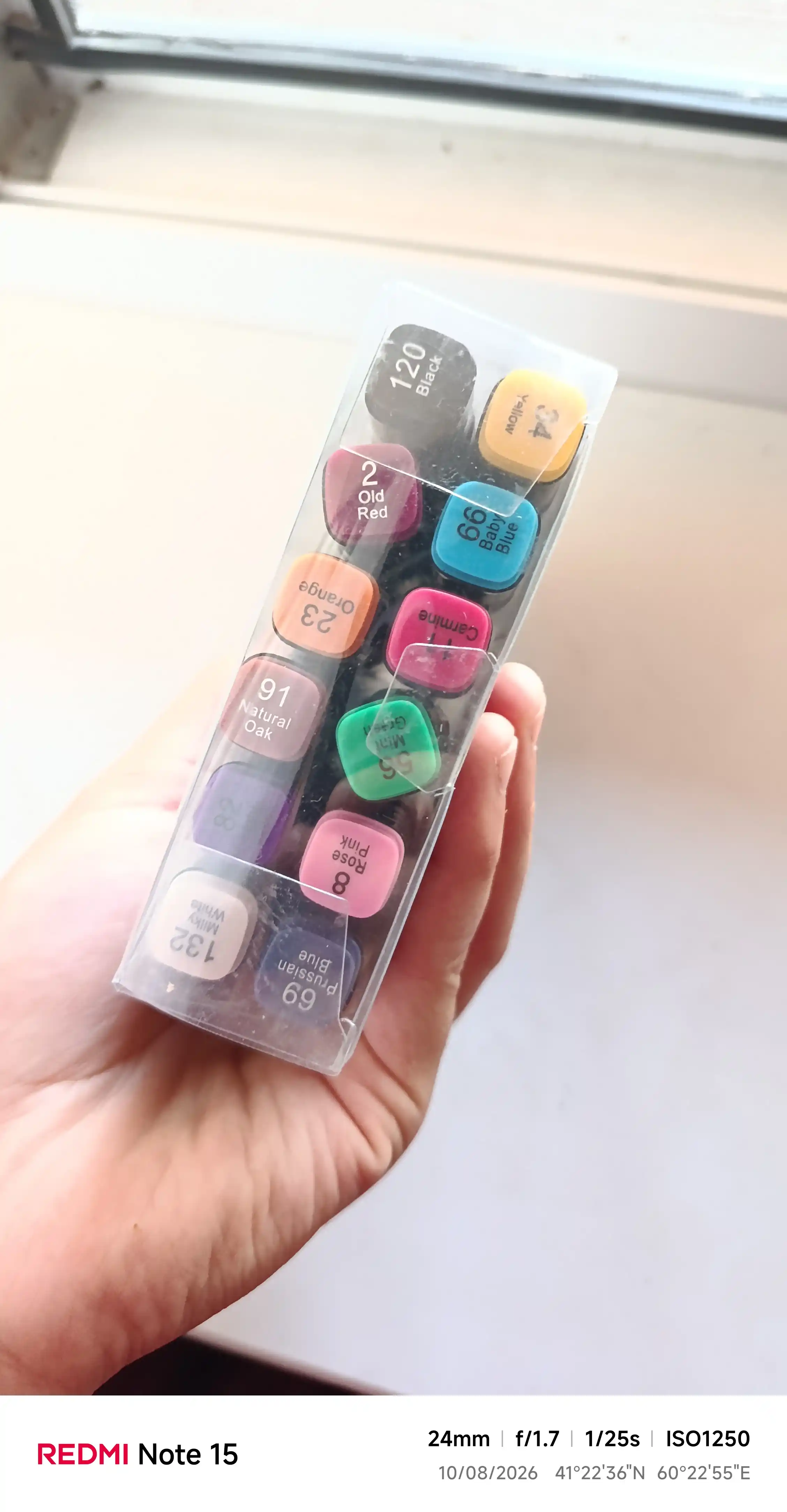 Ko'p rangli  va ikki tamonlama markerlar to'plami, Touch