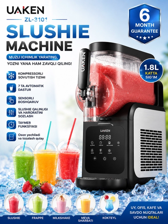 UAKEEN ZL-3101 — Slushie Machine - 
