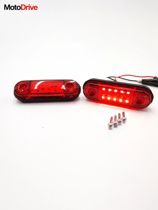 Barcha turdagi transport vositalari uchun universal LED gabarit chirog‘i, 2 dona