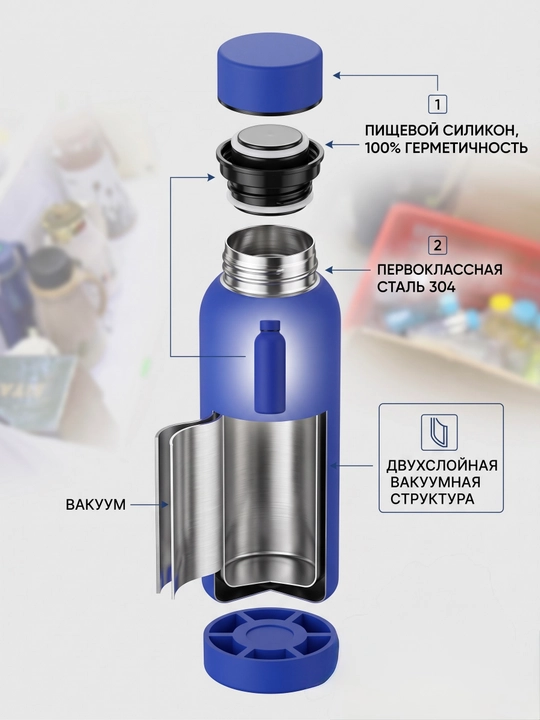 Termos-shisha 450 ml, matli soft-touch