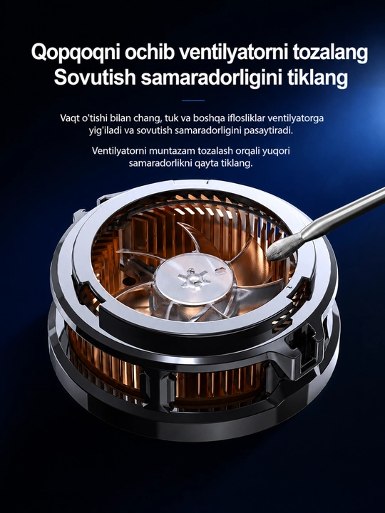 Telefon sovutishgich, Sovutgich, MEMO CX07, Kuler, RGB sovutish mobil telefon uchun