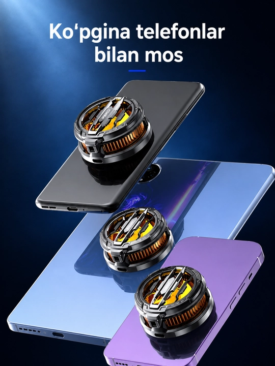 Telefon sovutishgich, Sovutgich, MEMO CX07, Kuler, RGB sovutish mobil telefon uchun