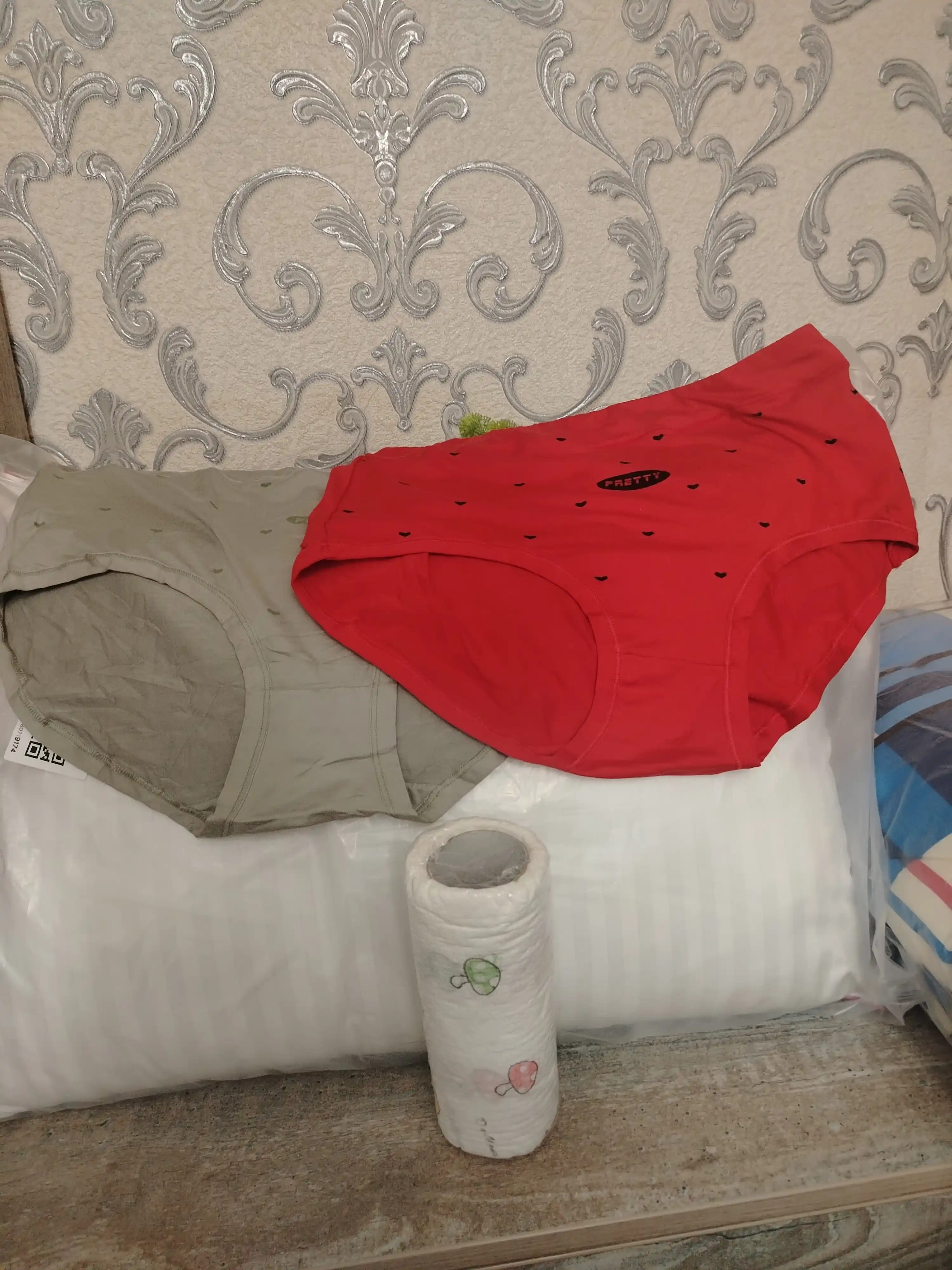 Ayollar uchun katta o‘lchamli ichki kiyim, 2 dona to‘plam, 62-64, 6-8 XL, oversize