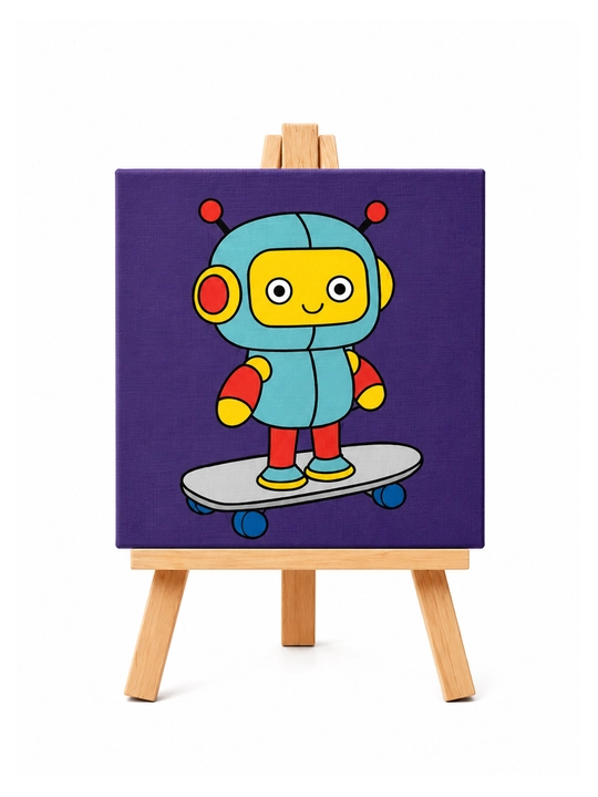 Xolst bo'yash "Robot", 15×15×1,5