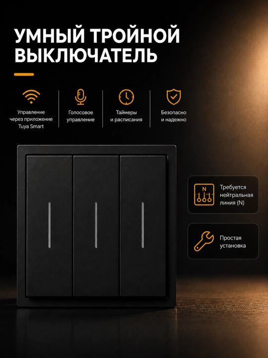Умный выключатель для современного дома