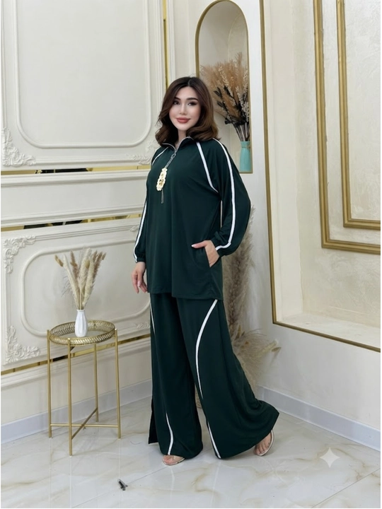 Ayollar dvoykasi, ayollar kostyumi, oversize, turk trikotaji, kundalik kiyim 48–60