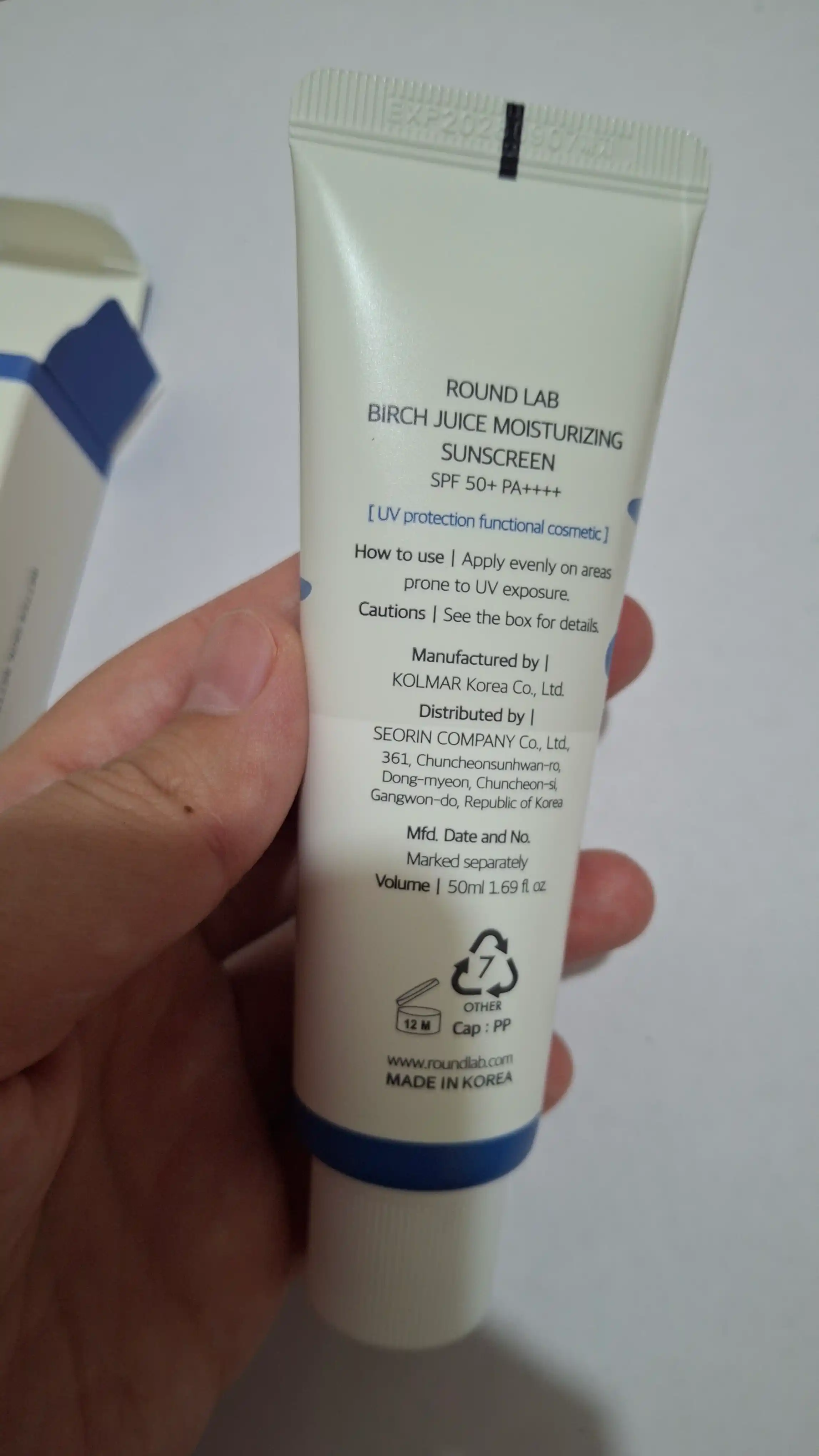 Крем солнцезащитный Round lab SPF 50+ PA+++, 50 ml