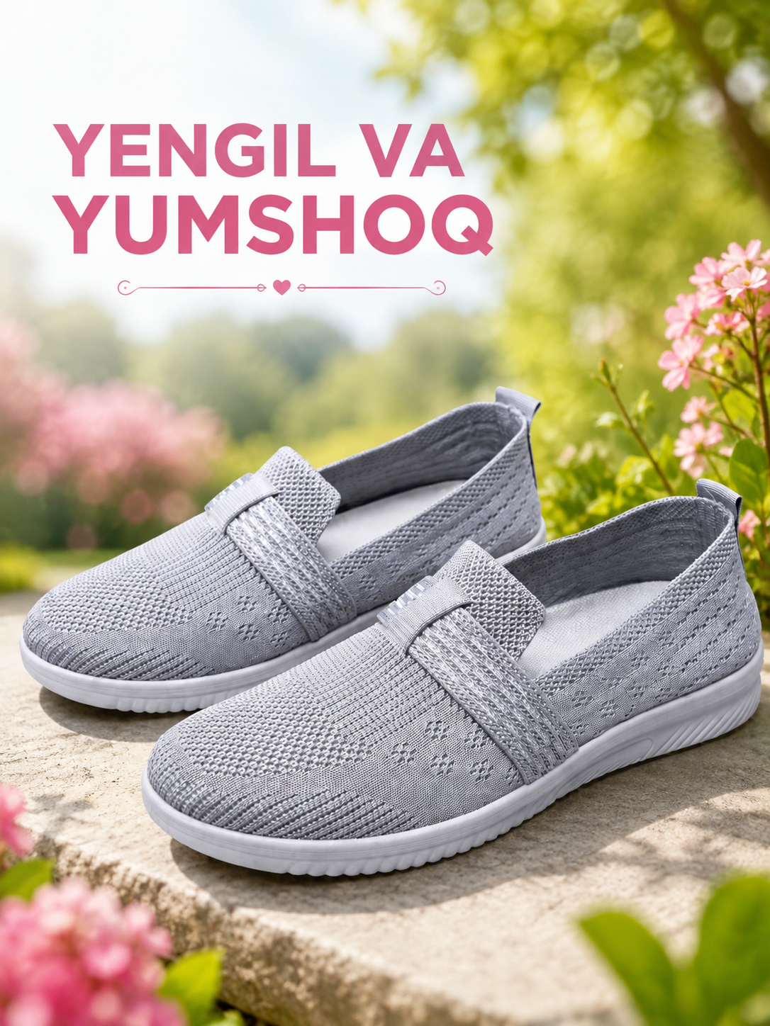 Ayollar uchun yozgi oyoq kiyim, yengil va qulay, 36–41 razmer - 
