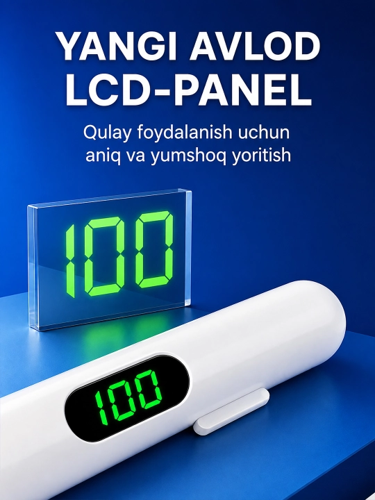 Planshet va telefon uchun universal stilus, Type-C, LCD-displeyli