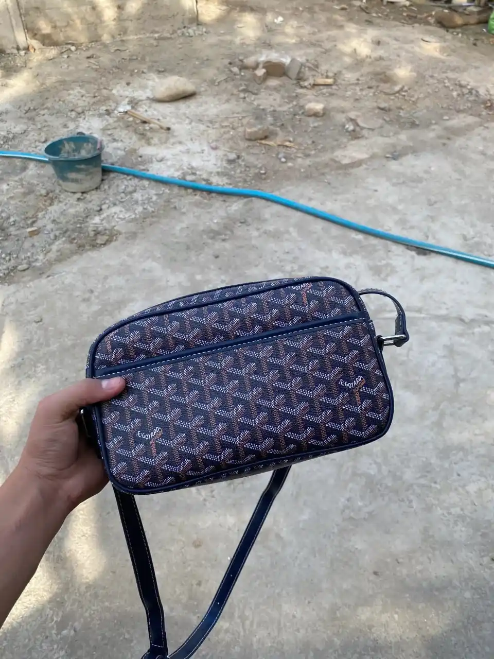 Барсетка для мужчин, из эко-кожи, через плечо GOYARD