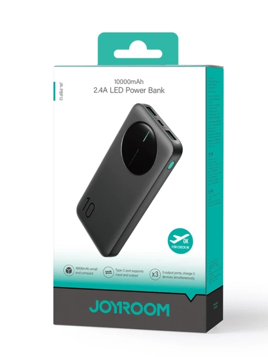 Joyroom JR-PBF12 10 000 мАч Power Bank, 2.4A, Type-C - 