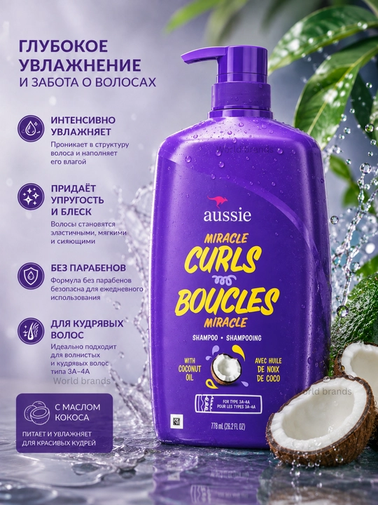 Aussie shampun, 778 ml – soch parvarishi uchun, AQSh mahsuloti - 